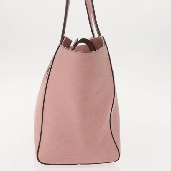 GUCCI Swing Tote Bag Leather Pink Gold 354408 Auth am9500 - Picture 6 of 16